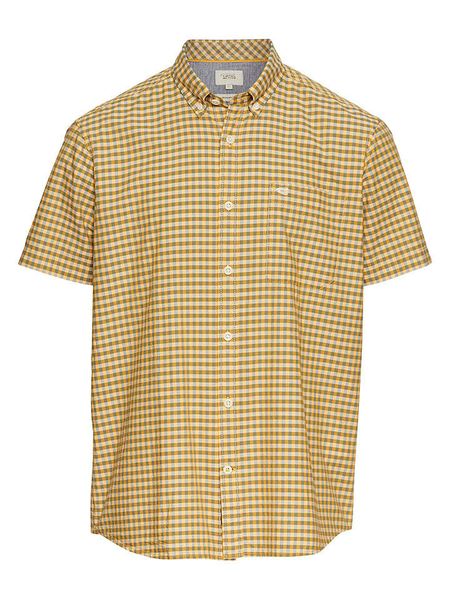 Camel Active Koszula - Regular fit - w kolorze żółtym rozmiar: XXL. Żółte koszule Camel Active, xxl, bez wzorów, z bawełny, bez kołnierzyka, bez ramiączek. Za 126.75 zł.