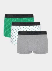 PAKO LORENTE – Bokserki męskie P21WF-GX-003-X zestaw 3 szt. Białe bokserki Pako Lorente, m, bez wzorów, z bawełny. Za 69.99 zł.