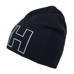 Czapka na zimę dla dorosłych Helly Hansen Outline Beanie. Niebieskie czapki zimowe Helly Hansen, bez wzorów. Za 157.00 zł.