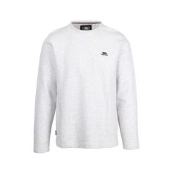 Trespass Calverley - Męski sweter na co dzień w kolorze off-white marl. Białe swetry nierozpinane Trespass, m, bez wzorów, ze splotem, bez kołnierzyka, bez ramiączek. Za 272.99 zł.