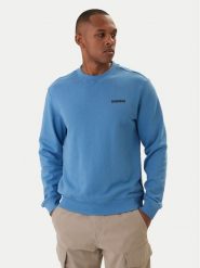 Napapijri Bluza B-Small Box CNP0A88TP Niebieski Relaxed Fit. Niebieskie bluzy Napapijri, m, bez wzorów, z bawełny, bez kaptura. Za 309.99 zł.