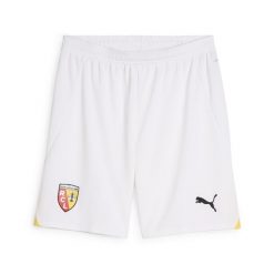 Męskie szorty RC Lens 24/25 PUMA White Black. Białe szorty Puma, m, bez wzorów, ze lnu, sportowe. Za 170.20 zł.