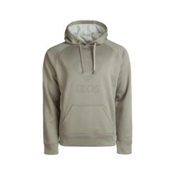 Bluza z kapturem unisex DUERO V3 z logo i kieszenią z przodu. Szare bluzy z kapturem Izas, l, bez wzorów, z kapturem. Za 226.04 zł.