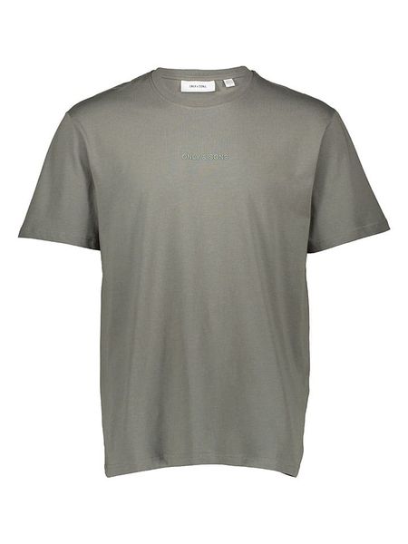 ONLY & SONS Koszulka w kolorze szarym rozmiar: S. Szare bezrękawniki Only & Sons, s, bez wzorów, z bawełny, bez kołnierzyka, bez ramiączek. Za 39.21 zł.