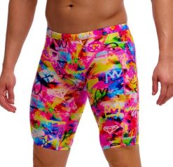 Spodenki do pływania Jammery Funky Trunks Tag Her. Krótkie spodenki sportowe Funky Trunks, m, bez wzorów, z materiału. Za 219.00 zł.