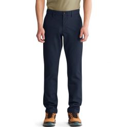 Spodnie Męskie Timberland Sargent Lake Stretch Twill Slim. Niebieskie eleganckie spodnie Timberland, m. Za 328.40 zł.