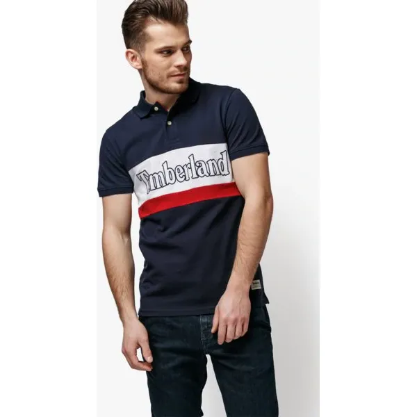Timberland Polo Millers Rivercolour Block Piquet Polo , szary, rozmiar XL. Szare koszulki polo sportowe Timberland, m, z aplikacjami, z bawełny, bez kołnierzyka, bez ramiączek. W wyprzedaży za 199.99 zł.