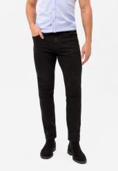 Czarne jeansy, Regular Fit, D-JERRY 33. Czarne eleganckie spodnie Volcano, na co dzień, m, z jeansu, casualowe. Za 179.99 zł.