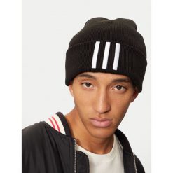 Czapka adidas. Czarne czapki zimowe Adidas, bez wzorów. Za 119.99 zł.