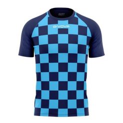 Damies Sport Jersey Givova Celesta -Navy M - Oddychający i lekki. Niebieskie t-shirty sportowe Givova, bez wzorów, z dzianiny, bez ramiączek, na fitness i siłownię. Za 138.99 zł.