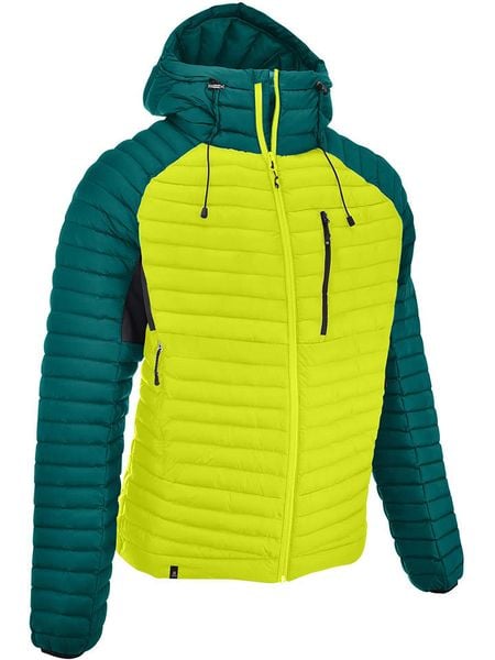 Maul Sport Pikowana kurtka termiczna "Kaunertal REC" w kolorze morsko-limonkowym rozmiar: 54. Niebieskie kurtki outdoor i hardshell Maul Sport, bez wzorów, bez kaptura. Za 513.99 zł.
