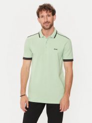 Boss Polo Paddy 1 50512995 Zielony Regular Fit. Zielone koszulki polo Boss, l, bez wzorów, z bawełny, bez kołnierzyka, bez ramiączek. Za 249.99 zł.