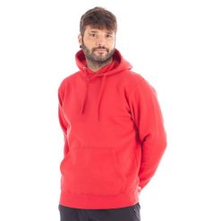 Bluza SOFTEE Kelvin dla dorosłych z kapturem. Czerwone bluzy Softee, bez wzorów, z kapturem. Za 170.99 zł.