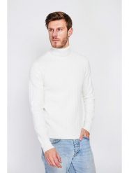 William de Faye Golf w kolorze białym rozmiar: 44. Białe golfy William de Faye, bez wzorów, ze splotem, bez ramiączek. Za 130.99 zł.