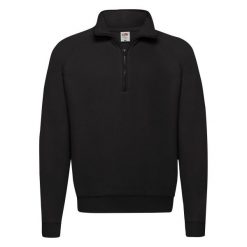 Klasyczna Bluza Rozpinana Dla Dorosłych Unisex. Białe bluzy Fruit of the Loom, m, bez wzorów, bez kaptura. Za 89.99 zł.