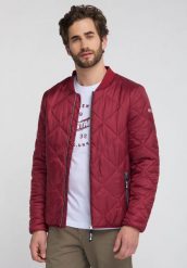 MUSTANG DANIEL SC MĘSKA KURTKA BOMBERKA LIGHT RHUBARB 1008240 7194. Kurtki Mustang, l, bez wzorów, bez kaptura. Za 249.99 zł.