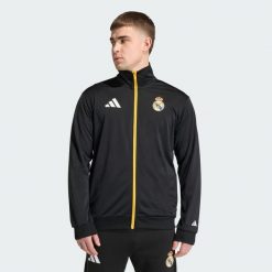 Bluza dresowa adidas Real Madrid Avengers. Czarne bluzy bez kaptura Adidas, s, bez wzorów, z dresówki, bez kaptura. Za 299.00 zł.