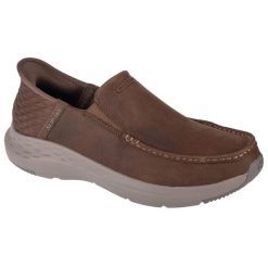 Tenisówki Skechers Model Slip-ins: Parson-oswin Kolor Brązowy. Brązowe trampki Skechers, m, bez wzorów, bez zapięcia. Za 389.99 zł.