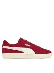 Puma Sneakersy Smash 3.0 390984 21 Bordowy. Czerwone buty sportowe casual Puma, bez wzorów, ze skóry, bez zapięcia. Za 209.99 zł.