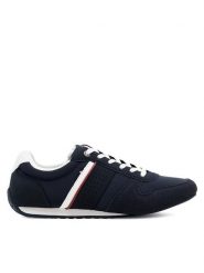 Lanetti Sneakersy MP07-01378-01 Granatowy. Niebieskie buty sportowe casual Lanetti, bez wzorów, z materiału, bez zapięcia. Za 159.99 zł.