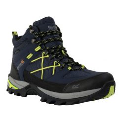 Męskie Buty Do Chodzenia Samaris III. Brązowe buty turystyczne Regatta, bez wzorów, z gumy, bez zapięcia, trekkingowe. Za 380.99 zł.