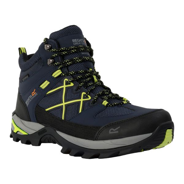 Męskie Buty Do Chodzenia Samaris III. Brązowe buty turystyczne Regatta, bez wzorów, z gumy, bez zapięcia, trekkingowe. Za 380.99 zł.