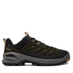Trekkingi Grisport. Brązowe buty trekkingowe Grisport, bez wzorów, bez zapięcia. Za 399.99 zł.