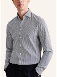 Seidensticker Koszula - Slim fit - w kolorze granatowo-białym rozmiar: 39. Białe koszule Seidensticker, bez wzorów, bez kołnierzyka, bez ramiączek. Za 128.25 zł.