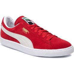 Sneakersy PUMA - Suede Classic+ 352634 65 High Risk Red/White. Czerwone buty sportowe casual Puma, bez wzorów, z materiału, bez zapięcia, puma suede. Za 369.99 zł.