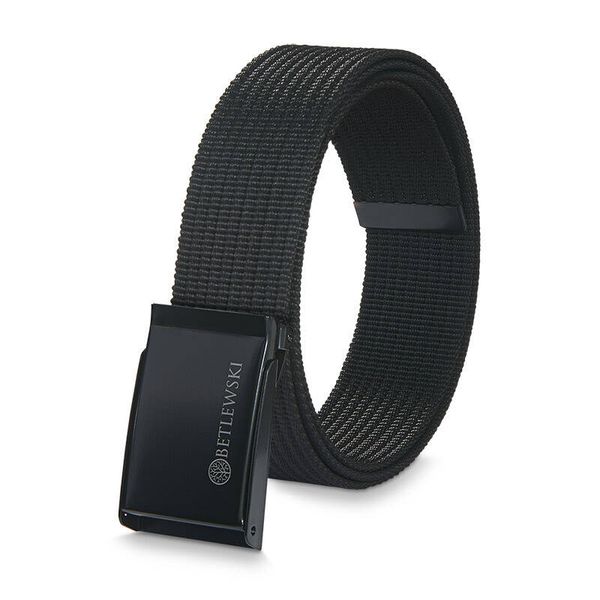 Pasek parciany BETLEWSKI czarny CZ-1 2XL. Czarne paski Betlewski, bez wzorów, z materiału. Za 44.99 zł.