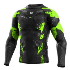 Koszulka sportowa męska Rashguard do MMA EXTREME HOBBY IRON FORCE. Zielone bielizna termoaktywna EXTREME HOBBY, m, bez wzorów, z bawełny, bez ramiączek, na fitness i siłownię. Za 209.00 zł.