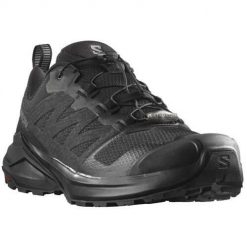 Buty do biegania męskie Salomon X-adventure Gtx Gore-tex. Czarne buty do biegania Salomon, bez wzorów, z gore-texu, bez zapięcia, do biegania, gore-tex. Za 656.00 zł.