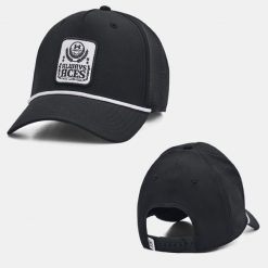 Czapka Męska Z Daszkiem Under Armour. Czarne czapki z daszkiem Under Armour, bez wzorów. Za 149.99 zł.