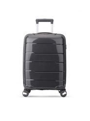 Semi Line Walizka kabinowa T5908-2 Czarny. Czarne walizki Semi-line, bez wzorów, z tworzywa sztucznego. Za 179.99 zł.