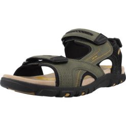 Sandały GEOX 0EKBC UOMO SANDAL STRADA Zielony. Zielone sandały Geox, z syntetyku, bez zapięcia. Za 316.99 zł.