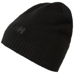 Czapka zimowa dla dorosłych Helly Hansen BRAND BEANIE. Czarne czapki zimowe Helly Hansen, bez wzorów. Za 195.00 zł.