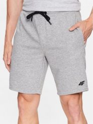 4F Szorty sportowe 4FSS23TSHOM156 Szary Regular Fit. Szare krótkie spodenki sportowe 4F, m, bez wzorów, z bawełny. Za 99.99 zł.