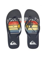 Quiksilver Japonki AQYL101371 Granatowy. Niebieskie japonki Quiksilver, bez wzorów, z tworzywa sztucznego. Za 69.99 zł.