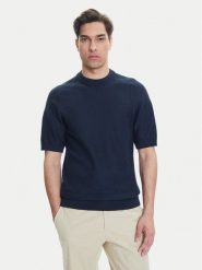 BOSS Sweter Kencel 50545678 Granatowy Regular Fit. Niebieskie swetry rozpinane Boss, m, bez wzorów, z syntetyku, bez kołnierzyka, bez ramiączek. Za 599.99 zł.