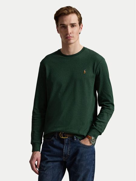 Polo Ralph Lauren Sweter 710760121501 Zielony Regular Fit. Zielone swetry rozpinane Polo Ralph Lauren, l, bez wzorów, z bawełny, bez kołnierzyka, bez ramiączek. Za 519.99 zł.