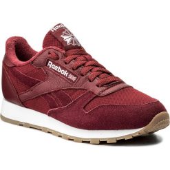 Buty Reebok - Cl Leather Estl BS9720 Urban Maroon/White. Czerwone buty sportowe casual marki Reebok, z materiału. W wyprzedaży za 259.00 zł.
