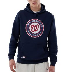 Hoodie Washington Nationals Nos MLB Regular OSB. Niebieskie bluzy New Era, m, bez wzorów, z kapturem. Za 283.00 zł.