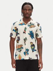 Volcom Koszula Bob Mollema A0412513 Écru Boxy Fit. Koszule Volcom, m, bez wzorów, z wiskozy, bez kołnierzyka, bez ramiączek. Za 269.99 zł.