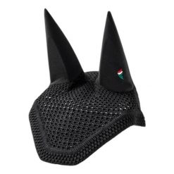 Czapka z muchą dla koni. Czarne krawaty i muchy EQODE BY EQUILINE, bez wzorów. Za 334.50 zł.