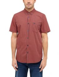 Męska Koszula Mustang Style Gilroy Ochre Vichy Check 1016250 12707. Brązowe koszule Mustang, m, bez wzorów, bez kołnierzyka, bez ramiączek. Za 169.99 zł.