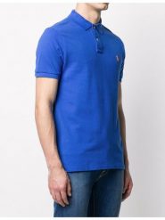 Ralph Lauren Underwear Koszulka polo w kolorze niebieskim rozmiar: XL. Niebieskie koszulki polo Ralph Lauren Underwear, xl, bez wzorów, z bawełny, bez kołnierzyka, bez ramiączek. Za 402.53 zł.