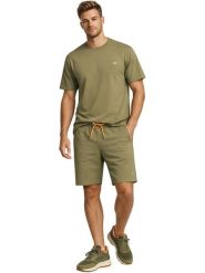 Geographical Norway Koszulka "Jirofar" w kolorze khaki rozmiar: M. Brązowe bezrękawniki Geographical Norway, m, bez wzorów, z bawełny, bez kołnierzyka, bez ramiączek. Za 60.99 zł.