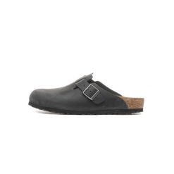 Sandały Boston Olejowana Skóra Rozmiar 37 - 0059461 Czarny. Brązowe sandały Birkenstock, z materiału, bez zapięcia. Za 656.70 zł.