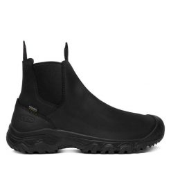 Sztyblety Keen. Czarne sztyblety Keen, bez wzorów, bez obcasa, bez zapięcia. Za 719.99 zł.