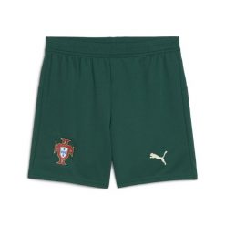 Młodzieżowe szorty Portugalia 2025 PUMA Blessing Green Sugared Almond Beige. Brązowa szorty Puma, l, bez wzorów, młodzieżowe. Za 162.50 zł.